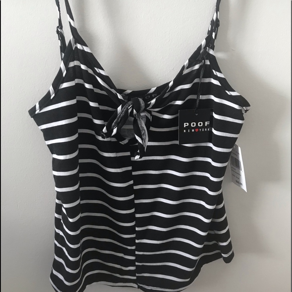 Black & White Stripped Tank Top